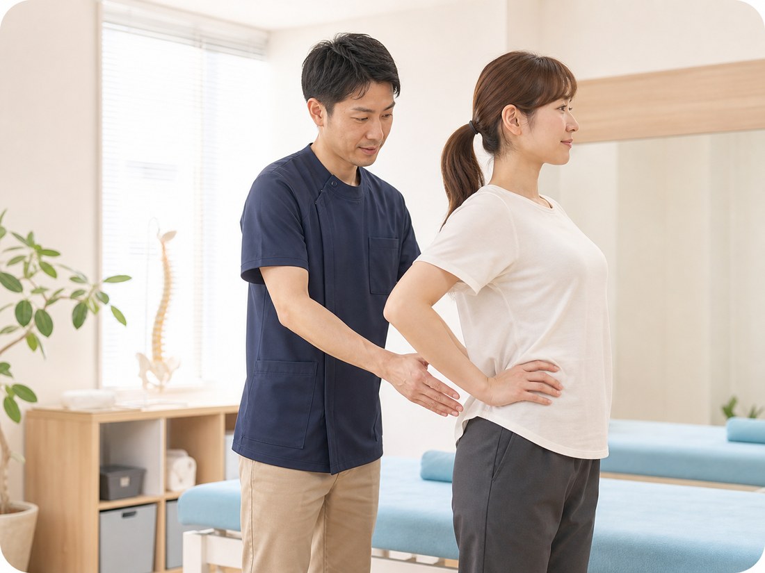 腰痛・骨盤調整の施術
